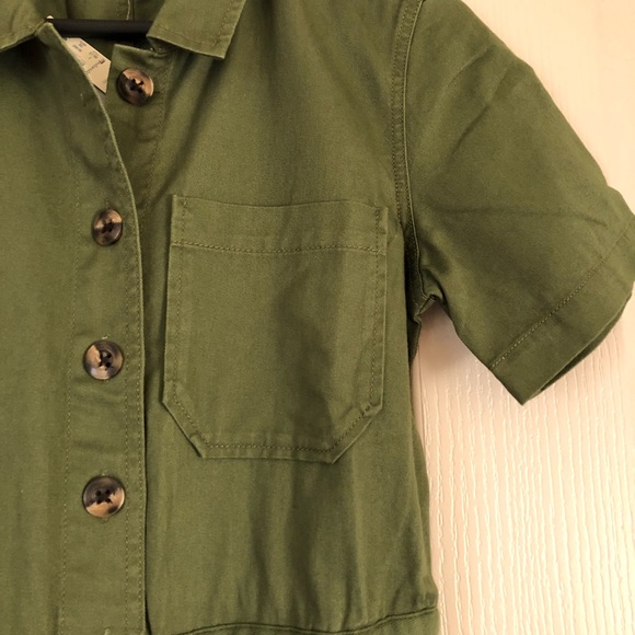 Madewell Wide-Leg Utility Jumpsuit in Olive - Picture 7 of 8